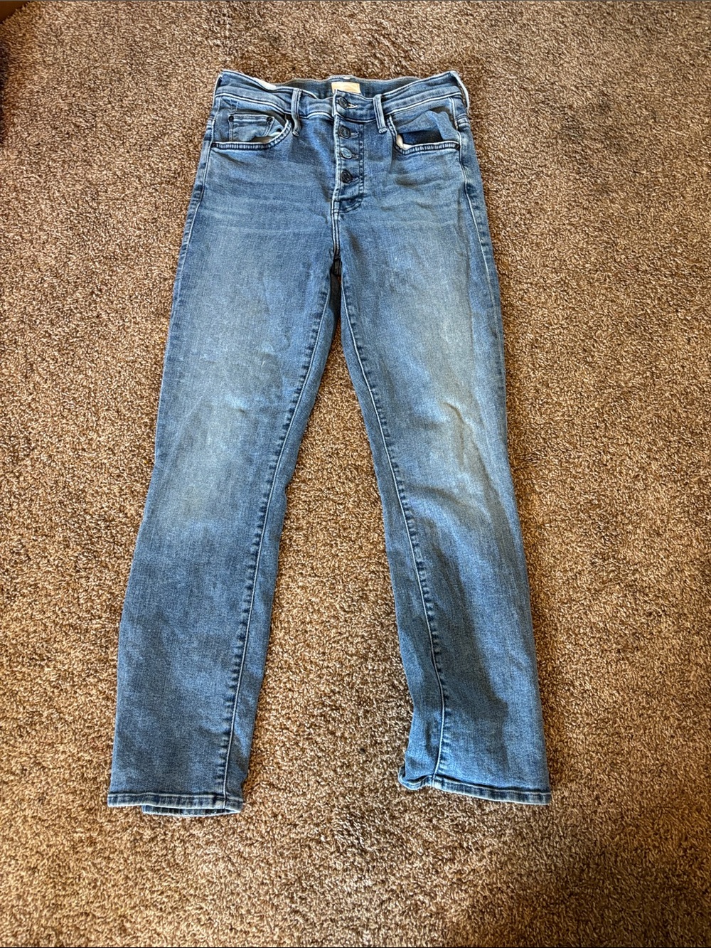 Mother The Pixie Insider Ankle Group Bathing size 27 button fly